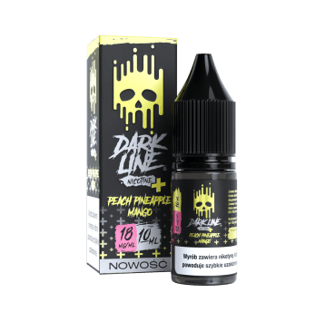Liquid Dark Line Nicotine+ 10ml Peach Pineapple Mango 18mg