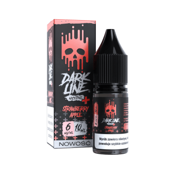 Liquid Dark Line Nicotine+ 10ml Strawberry Apple 6mg