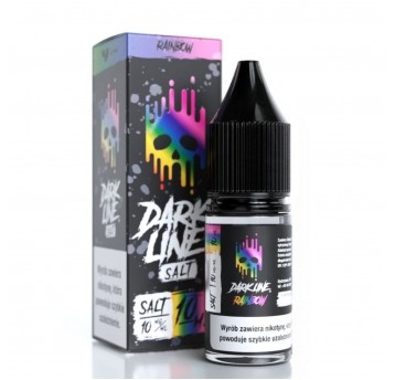 Liquid Dark Line Salt 10ml Rainbow 10mg