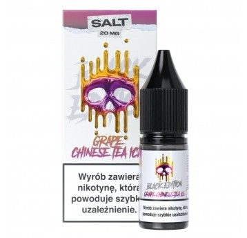 Liquid Dark Line Salt Black Edition 10ml Grape Chinese Tea Ice 20mg