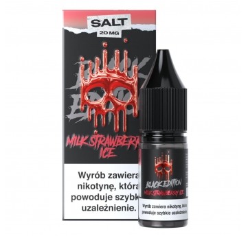 Liquid Dark Line Salt Black Edition 10ml Milk Strawberry Ice 20mg