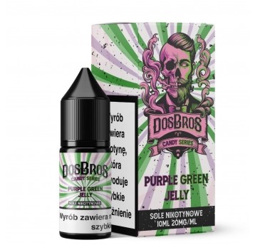 Liquid DosBros Salt 10ml Purple Green Jelly 20mg
