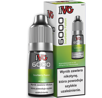 Liquid IVG 6000 Nicotine Salt 10ml Sourberry Fusion 20mg