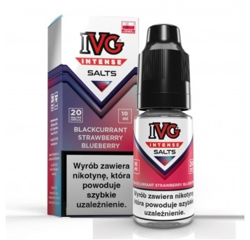 Liquid IVG Intense Salt 10ml Blackcurrant Strawberry & Blueberry 20mg
