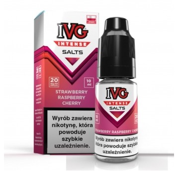 Liquid IVG Intense Salt 10ml Strawberry Raspberry & Cherry 20mg