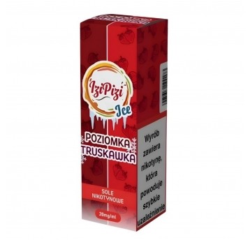 Liquid Izi Pizi Ice Salt 10ml - Truskawka Poziomka 20mg