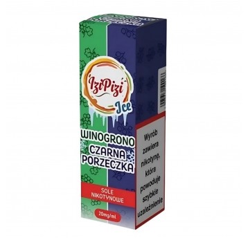Liquid Izi Pizi Ice Salt 10ml Winogrono Czarna Porzeczka 20mg