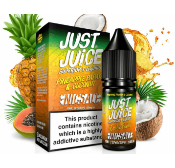 Liquid Just Juice 10ml Exotic Fruits - Pineapple Papaya & Coconut 20mg
