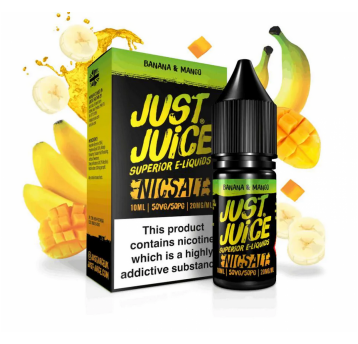 Liquid Just Juice 10ml Iconic - Banana & Mango 20mg