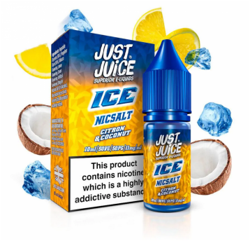 Liquid Just Juice Ice 10ml - Citron & Coconut 20mg
