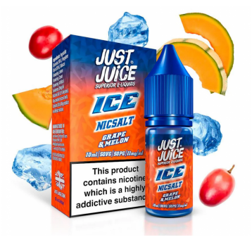 Liquid Just Juice Ice 10ml - Grape & Melon 20mg