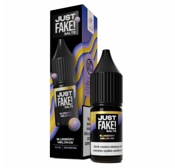 Liquid JustFAKE! Salts 10ml Blueberry Melon ICE 20mg