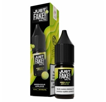 Liquid JustFAKE! Salts 10ml Green Sour Apple ICE 20mg
