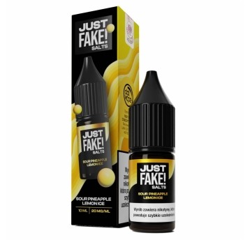Liquid JustFAKE! Salts 10ml Sour Pineapple Lemon ICE 20mg
