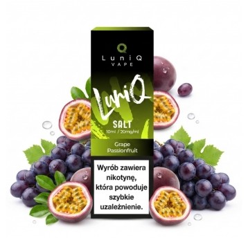 Liquid Luniq Salt 10ml Grape Passionfruit 20mg