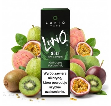 Liquid Luniq Salt 10ml Kiwi Guava Passionfruit 20mg