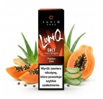 Liquid Luniq Salt 10ml Papaya Aloe 20mg