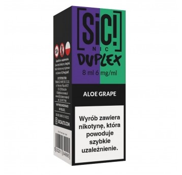 Liquid SIC! NIC 8ml Aloe Grape 6mg