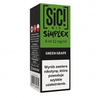 Liquid SIC! NIC 8ml - Geen Grape 12mg