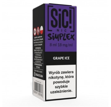 Liquid SIC! NIC 8ml Grape Ice 18mg