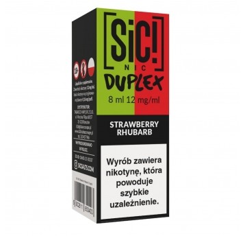 Liquid SIC! NIC 8ml Strawberry Rhubarb 12mg