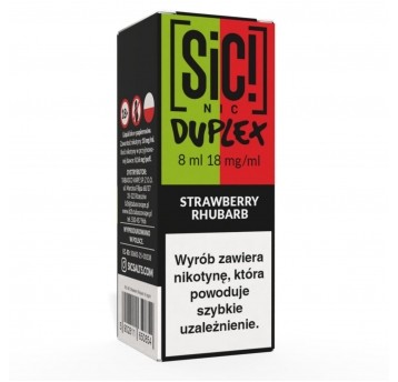 Liquid SIC! NIC 8ml Strawberry Rhubarb 18mg