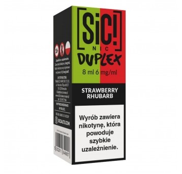 Liquid SIC! NIC 8ml Strawberry Rhubarb 6mg