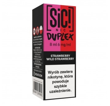 Liquid SIC! NIC 8ml Strawberry Wild Strawberry 6mg
