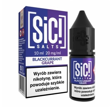 Liquid SIC! Salt 10ml - Blackcurrant Grape 20mg