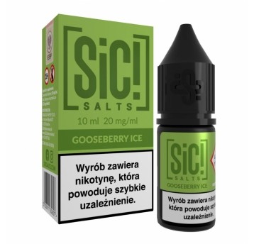 Liquid SIC! Salt 10ml Gooseberry Ice 20mg