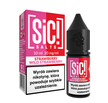 Liquid SIC! Salt 10ml - Strawberry Wild Straw 20mg