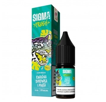 Liquid Sigma Fresh Salt 10ml Kwaśna Borówka & Mięta 20mg