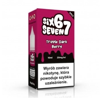 Liquid Six Seven Salt 10ml Tripple Dark Berry 20mg