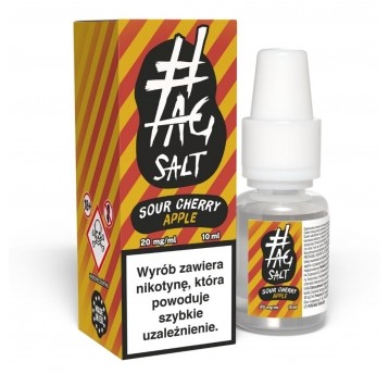 Liquid #TAG SALT Sour 10ml Cherry Apple 20mg