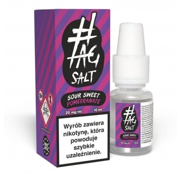 Liquid #TAG SALT Sour 10ml Sweet Pomegranate 20mg