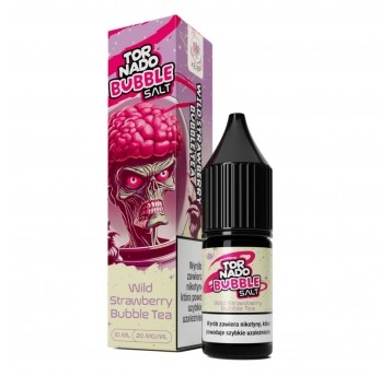Liquid Tornado Salt 10ml Wild Strawberry Bubble Tea 20mg