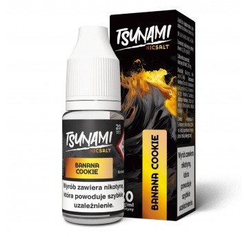 Liquid Tsunami Salt 10ml Banana Cookie 20mg
