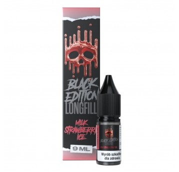 Longfill Dark Line Black Edition 9ml Milk Strawberry Ice