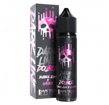 Longfill Dark Line Double 8/60ml - Bubble Gum Lychee