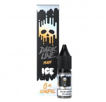 Longfill Dark Line Ice 8ml Peach