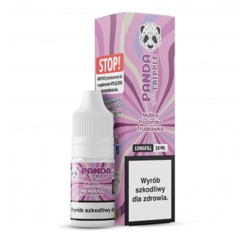 Longfill Panda Tripple 10ml Malina Poziomka & Truskawka