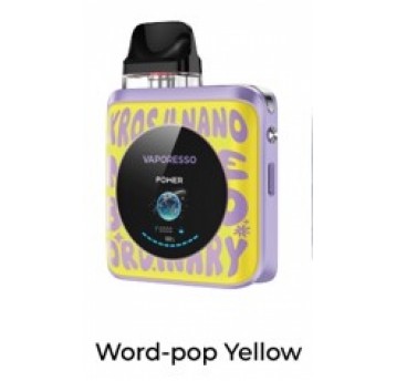 POD Vaporesso XROS 4 NANO- Word-Pop Yellow