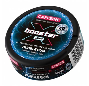 Saszetki kofeinowe X-Booster Bubble Gum 40mg