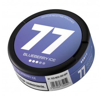 Saszetki nikotynowe 77 Blueberry Ice 10,4mg