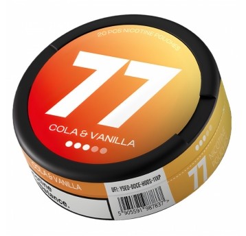 Saszetki nikotynowe 77 Cola Vanilla 10,4mg