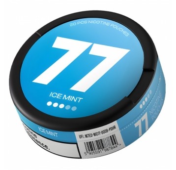 Saszetki nikotynowe 77 Ice Mint 10,4mg