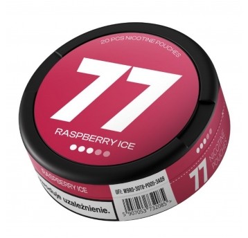Saszetki nikotynowe 77 Raspberry Ice 10,4mg
