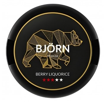 Saszetki nikotynowe BJORN Berry Liquorice 9,1mg