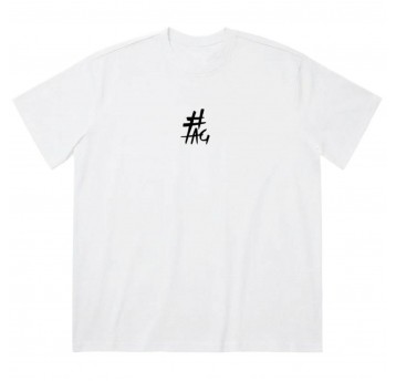 T-shirt biały #TAG rozmiar S