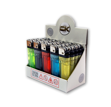 Zapalniczka krzesiwowa #CK 10F Transparent E23 50 szt.